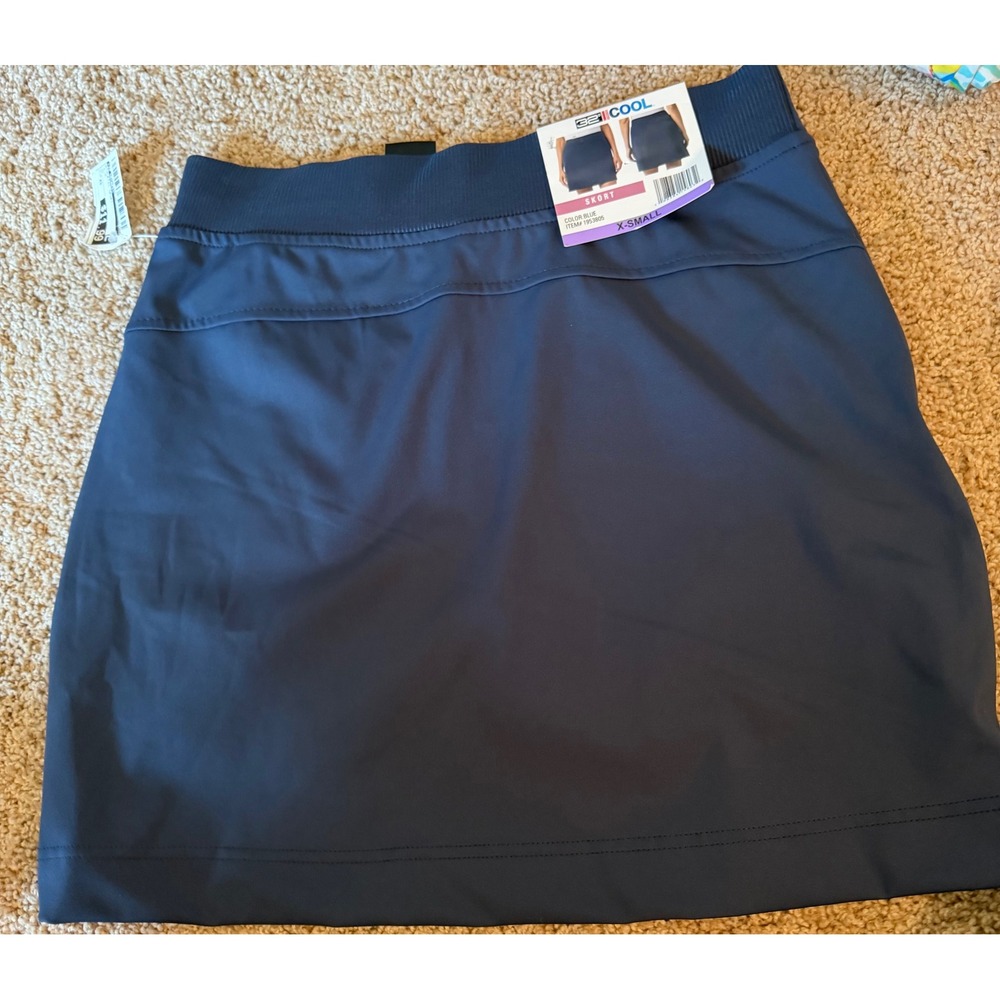 32 Degrees Skort Navy Blue Athletic Golf Tennis Skirt Women Size 4